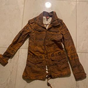 Divided Tan x Brown Spring/Fall Coat